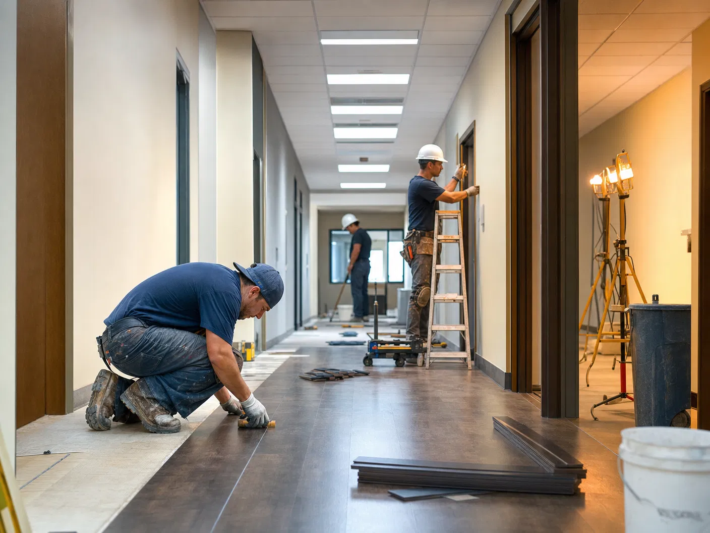 Interior renovation work by The Chester Group